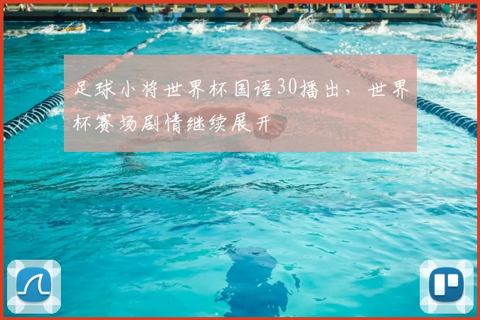 足球小将世界杯国语30播出，世界杯赛场剧情继续展开